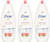 Dove Body Wash  AntiStress Micellar Water  Ultra Mild  Gentle  Sulfate Free  Net Wt 22 FL OZ 650 mL Per Bottle  Pack of 3 Bottles