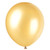 12 Latex Pearlized Gold Balloons 72ct