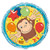Unique 18 Curious George Foil Balloon Multicolor