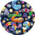 Amscan 551955 Slitherio Round Plates 9 8 pcs Party Favor