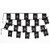 FLAGLINK Red Scarf Pirate Flag Set  20 Flag  30 Feet Long  Skull Bones Jolly Roger Crossbone Flags String