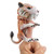WowWee Untamed Sabre Tooth Tiger by Fingerlings  Bonesaw (Bronze)  Interactive Collectible Toy