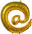 ANAGRAM INTERNATIONAL Gold 32 Symbol at Sign PKG