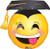 Anagram 26 Awesome Grad Face Foil Balloon Multicolor