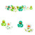 Fun Express Mini Shamrock Rubber Ducks