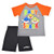 Nickelodeon Baby Shark Boys Shorts Set and Summer Clothes Light Grey 4T