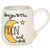 Enesco Our Name is Mud Love You to the Moon Engraved Coffee Mug 16 Ounce Multicolor