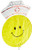Betallic Smiley Nurse Foil Balloon 28 YellowWhite
