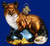 Old World Christmas Red Fox Glass Blown Ornament