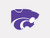WinCraft NCAA Kansas State University 59661011 Perfect Cut Color Decal 4 x 4 Black