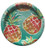 Creative Converting Tropical Pineapple Small 678 Round Dessert Appetizer Paper Plates 12 ct