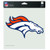 NFL Denver Broncos 8by8 Inch Diecut Colored Decal