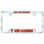 WinCraft NCAA Texas Tech Red Raiders License Plate Frames 22009010