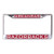 WinCraft NCAA Arkansas Razorbacks Inlaid Metal License Plate Frame 2Tag Corners