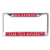 WinCraft NCAA Texas Tech Red Raiders Alumni Inlaid Metal License Plate Frame 2Tag Corners