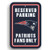 NFL New England Patriots Plastic Parking Sign