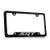 Dodge SRT Black Coated Metal Bottom Engraved License Plate Frame Holder
