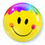 Qualatex 22 Bright Smile Face Bubble Balloon quot Multicolor