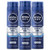 NIVEA Men Maximum Hydration Moisturizing Shaving Gel  For Dry Skin  7 oz Can Pack of 3