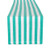 DII 100 Cotton Cabana Stripe Tropical Table Runner 13x72 Teal