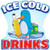 ICE Cold Drinks 2 12 Concession Decal Sign cart Trailer Stand Sticker Equipment