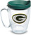 Tervis NFL Green Bay Packers Primary Logo Tumbler with Emblem and Hunter Green Lid 16oz Mug Clear
