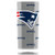 NFL New England Patriots 16oz Insulated Acrylic Square Tumbler