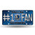 NBA Dallas Mavericks 1 Fan Metal License Plate Tag