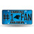 NFL Rico Industries 1 Fan Metal License Plate Tag Carolina Panthers