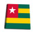3dRose Flag of TogoGreen and Yellow Stripes Red Square with White StarTogolese Republic West AfricaMini Notepad 4 by 4 db1598133