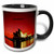 3dRose mug606724Night Time Picture Of Sydney Opera House Australia Two Tone Black Mug 11 oz Multicolor
