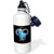 3dRose Aries Zodiac Sign Sports Water Bottle 21 oz White