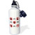 3dRose Festivus for the Rest of Us Fun Festivus Pattern in Red and Black Sports Water Bottle 21 oz White