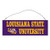 NCAA Legacy Lsu Tigers Rectangle Tin Sign One Size Stock