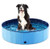 Jasonwell Foldable Dog Pet Bath Pool Collapsible Dog Pet Pool Bathing Tub Kiddie Pool for Dogs Cats and Kids 32inchD x 8inchH Blue