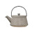Bloomingville 24 oz Debossed Stoneware Reactive Glaze Finish Lid  Metal Strainer Each one Will Vary Teapot Grey