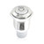 Uxcell Metal LED High Flat Head SPDT Latching Push Button Switch, 16mm