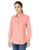 Foxcroft Womens Plus Size NonIron Essential Paigely Shirt Cloud Coral 14W