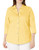 Foxcroft Womens Plus Size Paityn NonIron 34 SLV Shirt Sunbeam 16W