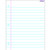 TREND enterprises, Inc. Notebook Paper Wipe-Off Chart, 17" x 22"