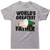 Family Guy Worlds Greatest Father Adult TShirt  Heather Grey Medium