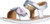 Stride Rite Girls SRT Monroe Sandal Silver Multi 55 W US Toddler