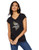 OTS NFL Minnesota Vikings Womens Rival VNeck Tee Outlined Tonal Logo XLarge
