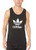 adidas Originals mens Trefoil Tank Top Black Medium adidas Originals mens Trefoil Tank Top Black Medium