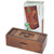 Bits and Pieces  Stash Your Cash  Secret Puzzle Box Brainteaser  Wooden Secret Compartment Brain Game for Adults