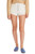 Free People Bridgette Collection Button Fly Denim Shorts Ecru 28