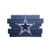 FOCO Dallas Cowboys NFL Staggered Wood Logo Sign One Size