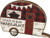 Primitives by Kathy Lake & Cabin Rustic Camper Sign,This Is Our Happy Place, 7 x 5