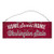 NCAA Legacy Washington State Cougars Rectangle Tin Sign One Size Stock