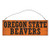 NCAA Legacy Oregon State Beavers Rectangle Tin Sign One Size Stock